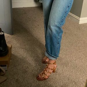 Jessica Simpson chunky heels